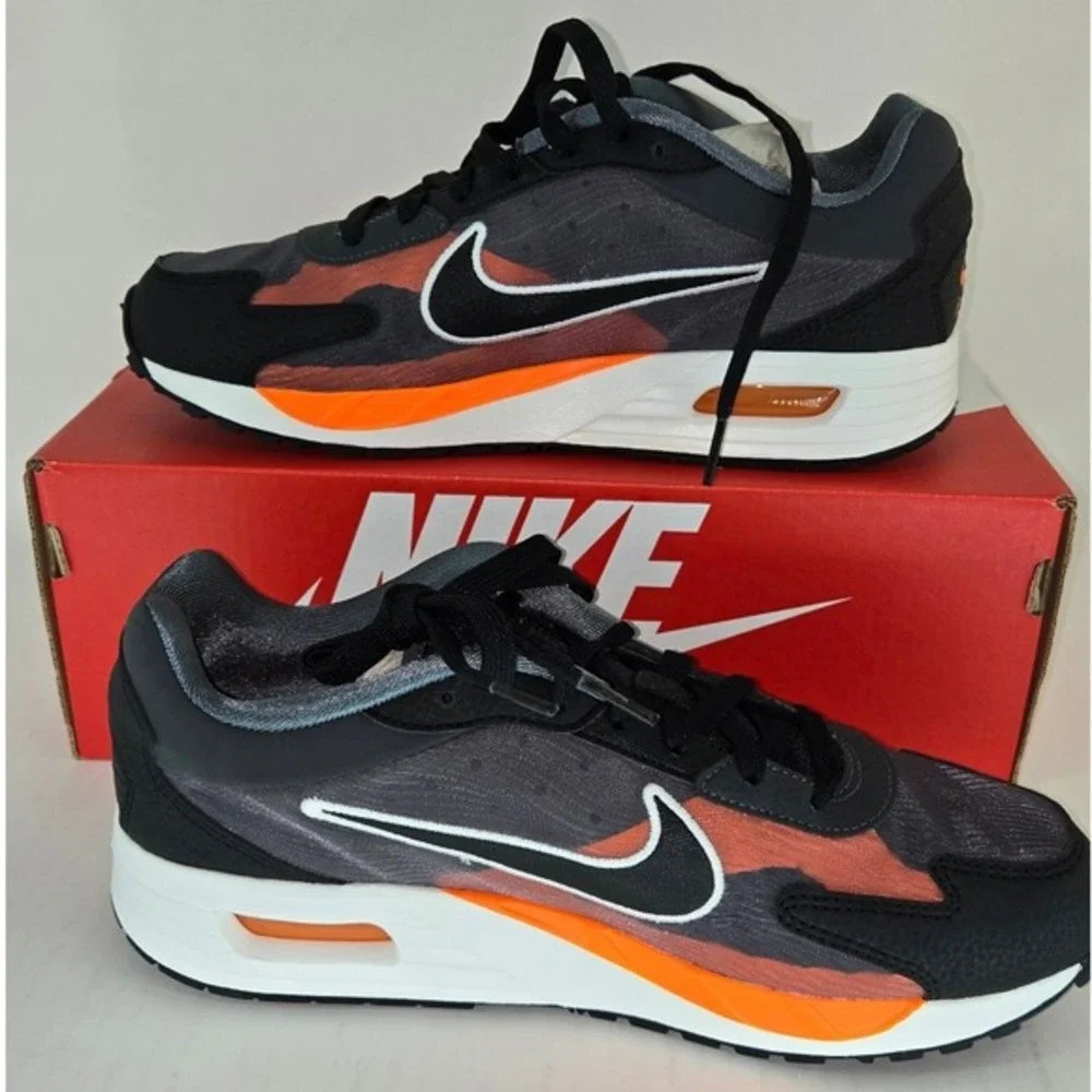 Nike Air Max Solo SE Anthracite Black Total Orange FJ2594-001 Mens 8 Womens‎ 9.5